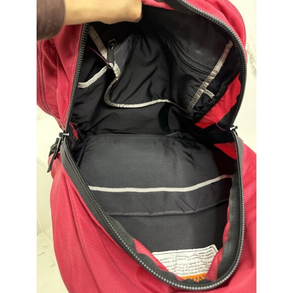 LL BEAN Super Deluxe Book Pack, 41L Red Pack School Hiking Travel - Picture 6 of 11